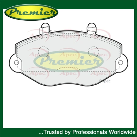 Колодки тормозные пер. Ford Transit 1991-2000 150-190 R15"